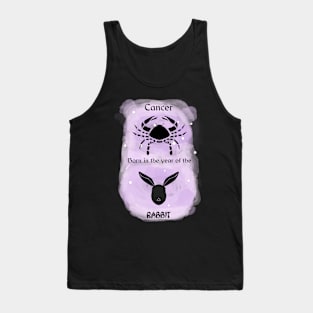 Cancer Born In The Year of the Rabbit Tank Top